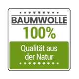 100% Baumwolle Qualitätssiegel