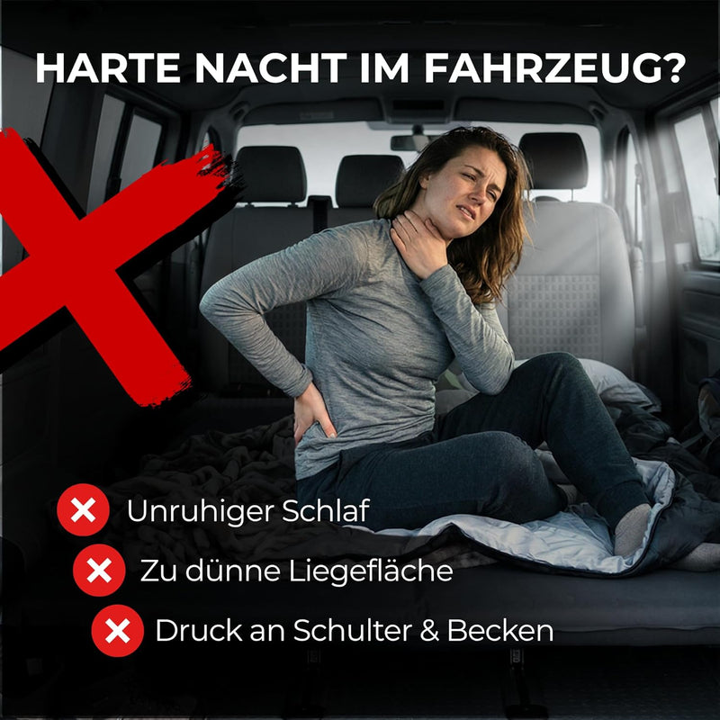 shogazi® T6 Matratze Kofferraum – Einbausituation