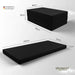Faltmatratze 90x200 - LUXUS Klappmatratze - Anthrazit - Klappmatratze - shogazi ®