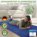 Faltmatratze 90x200 - LUXUS Klappmatratze - Marineblau - Klappmatrratze - shogazi ®