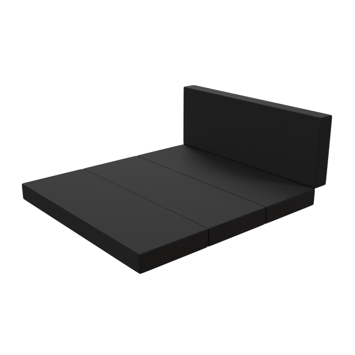 Klappmatratze - 4 - teilig - 120 x 200 cm - Anthrazit - Klappmatrratze - shogazi ®