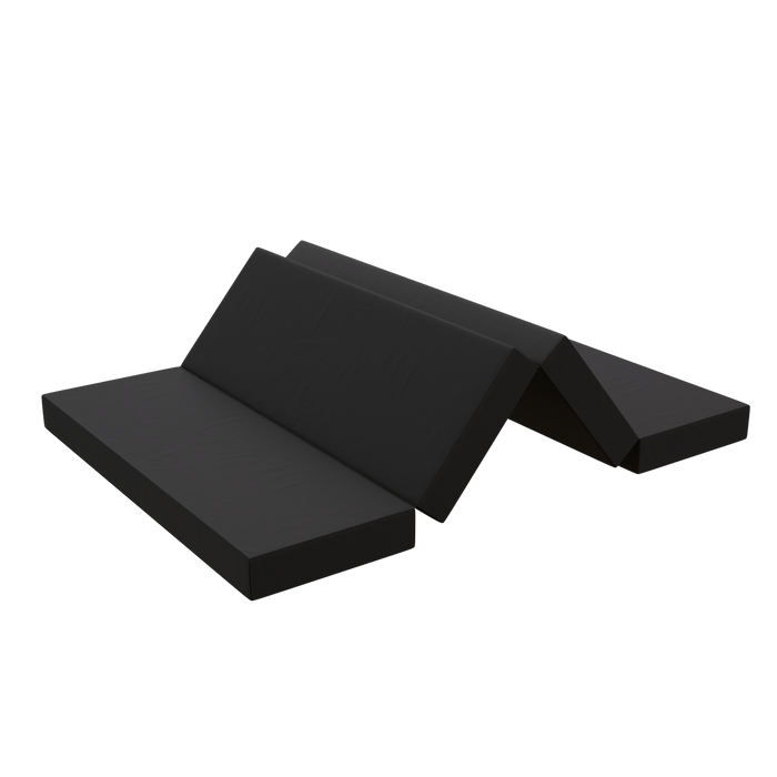 Klappmatratze - 4 - teilig - 120 x 200 cm - Anthrazit - Klappmatrratze - shogazi ®