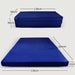 Klappmatratze – bequem schlafen statt Sofa - 130 x 200 cm - Marineblau - Klappmatratze - shogazi ® #typ=mass;farbe=marineblau;groesse=130x200