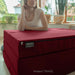 Klappmatratze – bequem schlafen statt Sofa - 90 x 200 cm - Weinrot - Klappmatratze - shogazi ®