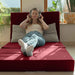 shogazi® Klappmatratze 90x190 weinrot, weitere Ansicht #typ=foto;farbe=weinrot;bucket=klein;pos=6
