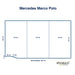 Marco Polo Matratze unten – 110/103×192 x 12 cm - 110x192 - Auto Matratze - shogazi ®