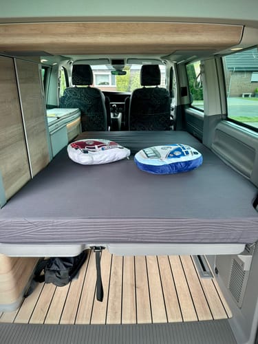 shogazi® California Ocean Matratze – Detailansicht Baumwollbezug klappbar