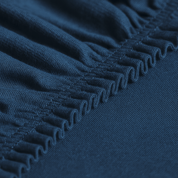 Spannbettlaken - Marineblau - 70 - 110x200 - Spannbettlaken - shogazi ®