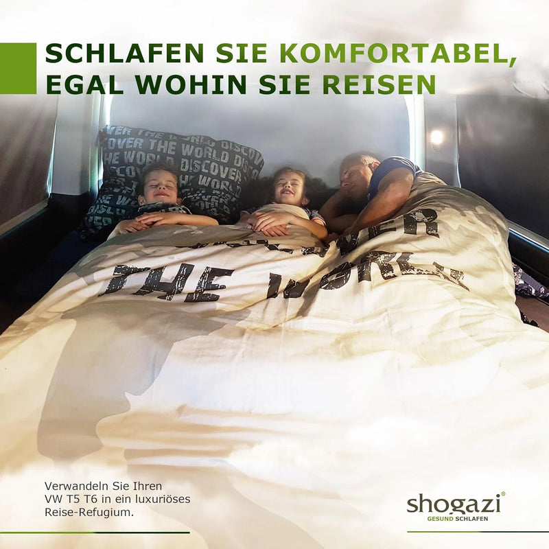 VW T4 Matratze Multivan – Einbausituation klappbar