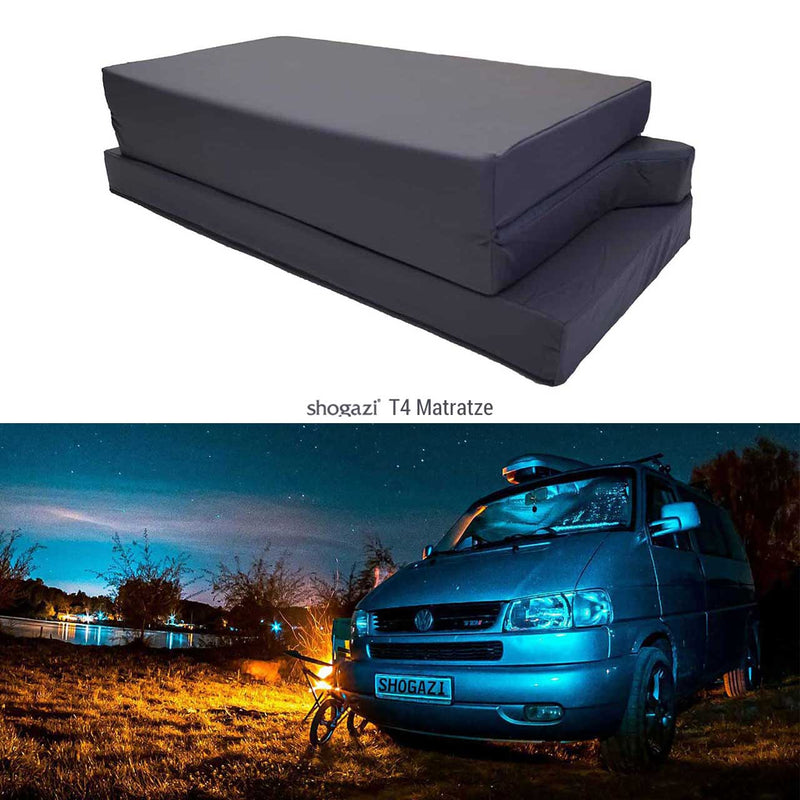 shogazi® VW T4 Matratze 152x186 cm – Übersicht Multivan