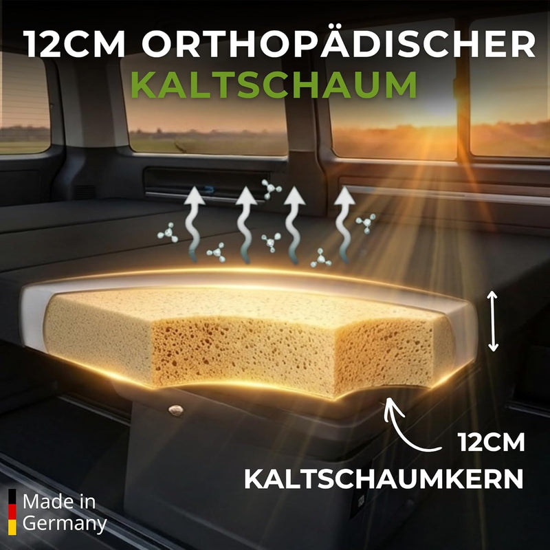 shogazi® T5 Matratze klappbar – Faltzustand