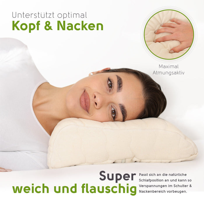 Bio Nackenkissen Nackensttzkissen Latexkissen shogazi Bio Nackenkissen Nackensttzkissen Latexkissen shogazi