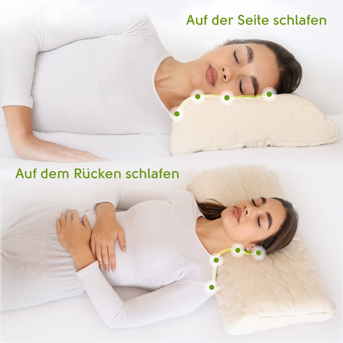 Bio Nackenkissen Nackensttzkissen Latexkissen shogazi Bio Nackenkissen Nackensttzkissen Latexkissen shogazi