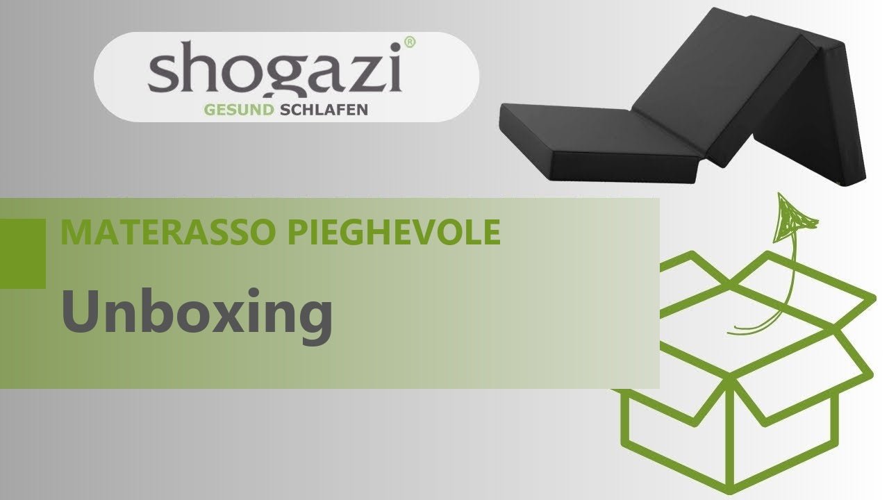 Video: Unboxing del materasso pieghevole