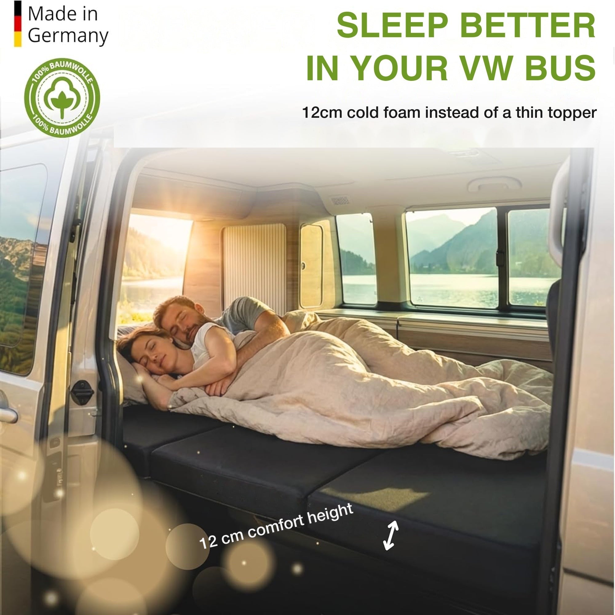 Mattress VW T5 T6 T6.1 – sleep better in your VW bus - shogazi ®